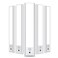DEALGADGETS Under Cabinet Lighting 5 Packs 3 Color Temperature Rechargeable Motion Sensor Lights for Kitchen Counter Closet Stairs