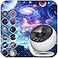 FlyEagle Galaxy Projector for Bedroom HD Image Star Projector Galaxy Light Adjustable Knob 13 Film Discs Planetarium Projector for Kids 360 Rotating 12h Timer Simple 3Button Control BlackWhite
