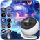 FlyEagle Galaxy Projector for Bedroom HD Image Star Projector Galaxy Light Adjustable Knob 13 Film Discs Planetarium Projector for Kids 360 Rotating 12h Timer Simple 3Button Control BlackWhite