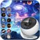 FlyEagle Galaxy Projector for Bedroom HD Image Star Projector Galaxy Light Adjustable Knob 13 Film Discs Planetarium Projector for Kids 360 Rotating 12h Timer Simple 3Button Control BlackWhite