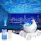 ENOKIK Star Projector Galaxy Projector Builtin Bluetooth Speaker and 8 White Noise Night Light for Kids Adults Aurora Nebula Lamp for Home DecorRelaxationPartyMusicGift White