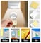 MIAOERJING Keyhole Light Lamp Battery Operated PIR Infrared IR Wireless Auto Sensor Motion Detector Door Keyhole with 4 LED Bulbs Light Lamp Tap Lights LED Night Light for Key HoleDoor Lock Silver