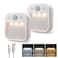 DAMI Motion Sensor Night Lights Rechargeable with Timer Battery Cabinet Light with 3 Color Temperatures Stepless Dimming Magnetic Closet Light for Travel RV Cruise Essentials 2026