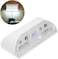 MIAOERJING Keyhole Light Lamp Battery Operated PIR Infrared IR Wireless Auto Sensor Motion Detector Door Keyhole with 4 LED Bulbs Light Lamp Tap Lights LED Night Light for Key HoleDoor Lock White