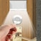 MIAOERJING Keyhole Light Lamp Battery Operated PIR Infrared IR Wireless Auto Sensor Motion Detector Door Keyhole with 4 LED Bulbs Light Lamp Tap Lights LED Night Light for Key HoleDoor Lock White