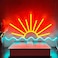 VIKLIU Sunset Neon Sign Sun Wave Neon Signs for Wall Decor USB Powered Led Neon Light Sign forBedroom Beach Bar Party Man Cave Living RoomDimmable Led Sign