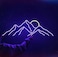 Ulalaza LED Decorative Lights USB Mountains Sunrise Sunset Led Neon Signs Home Decoration Wall Art Holiday Gift Brightness Adjustable 165x118