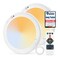 Combuh Rechargeable Motion Sensor Ceiling Light with Remote Wireless 85 Days Battery Powered Shower Lamp Magnetic Dimming Timing Stick on Cordless Lighting for Closet Pantry without Electricity 2Pack
