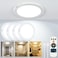 Rodalims Rechargeable Ceiling Light No Wiring Battery Operated Led Lights for Bedroom with Remote Motion Sensor Night Light Indoor Hallway Living Room Bathroom Home Kitchen Decor Lighting 4