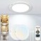 Rodalims Rechargeable Ceiling Light No Wiring Motion Sensor Night Light Indoor with Remote Battery Operated Led Lights for Bedroom Hallway Living Room Bathroom Home Kitchen Decor Lighting 2