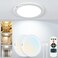 Rodalims Rechargeable Ceiling Light No Wiring Motion Sensor Night Light Indoor with Remote Battery Operated Led Lights for Bedroom Hallway Living Room Bathroom Home Kitchen Decor Lighting 2