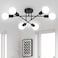 Maichixin Ceiling Light Fixture 6Light Ceiling Light Chandelier Modern Dinning Room Light Fixture Sputnik Light Fixtures Ceiling Mount Semi Flush Mount Light Fixture For Living RoomBedroomHallwayKitch