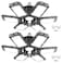 Luyata 2 Pack LED Garage Lights 200W Deformable 20000LM Close to Ceiling Light Fixtures 6500K Ultra Bright LED Shop Light with 6 Adjustable Panels for Work Shop Warehouse Attic