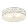 VICNIE 2Light Flush Mount Ceiling Light 12 Inch Modern Light Fixtures Ceiling Mount with White Metal and Frosted Glass Shade for BedroomHallway Kitchen