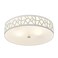 VICNIE 2Light Flush Mount Ceiling Light 12 Inch Modern Light Fixtures Ceiling Mount with White Metal and Frosted Glass Shade for BedroomHallway Kitchen