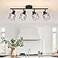 Baocuz 4Lights Semi Flush Mount Ceiling Light Adjustable MultiDirectional Light Fixtures Rotatable Farmhouse Light Fixtures Mount with Metal Cage for Dining Room Living Room