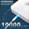 WhitePoplar Rechargeable Motion Sensor Closet Light Rechargeable Battery Operated Ceiling Light Wireless 500LM Wireless Motion Activated Light for Shower Stairs Hallway Pantry Porch Garage 5000K 2 Pac