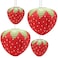 Windspeed 4Pcs Strawberry Paper Lanterns Large Strawberry Paper Lantern Hanging Decor 3D Strawberry Decoration Hanging For strawberry Birthday party decorations 8 inch 12 inch red