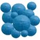 Zankubom 20Pcs Royal Blue Paper Lanterns for Parties 6 8 10 12 Chinese Asian Hanging Round Paper Lanterns for Birthday Wedding Halloween Christmas Home Decor Party Decor