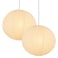 Koorle White Paper Lantern Lamp Shades set of 2 12x12 Small Chinese Paper Lantern Pendant Light Shades Round Home Decor Ceiling Lampshade Foldable Lampshade