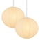 Koorle White Paper Lantern Lamp Shades set of 2 12x12 Small Chinese Paper Lantern Pendant Light Shades Round Home Decor Ceiling Lampshade Foldable Lampshade