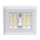 AlltroLite LED Closet Light Switch 400 Lumen Wireless Battery Powered COB Night Light Stick On Magnetic Battery Lights for Under Cabinet Shelf Shed Kitchen Garage Attic RV DIY