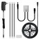 Sensky 197FT6M Cabinet Lighting Kit Flexible LED Strip Lights Kit with Cabinet Sensor SwitchPower Adapter for Gun Safe Cabinet Pantry Wardrobe Lighting 6000K 6M