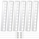 Deitybless 6 Pack Motion Sensor Closet Lights 10 LED Stickon Anywhere Magnetic Portable Wireless LED Under Cabinet Lights Rechargeable Battery Night Light Bar for Closet Kitchen Hallway Stair