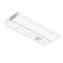 Getinlight 9inch 3 Color Levels LED Under Cabinet Lighting Hardwired or Pluggedin Selectable 2700K3000K4000K Dimmable White Finished IN02100
