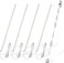 Cefrank VShape Under Cabinet Lighting Kit 4pcs Sleeker 12 Dimmable LED Light Bars for Showcase Shelf Seamless Illumination 1200lm 12W Pure White 6000K