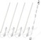 Cefrank VShape Under Cabinet Lighting Kit 4pcs Sleeker 12 Dimmable LED Light Bars for Showcase Shelf Seamless Illumination 1200lm 12W Pure White 6000K