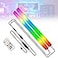 JUSJUBR 2PC RGB Under Monitor Light Gaming Light with 353 Color Modes LED Desk Light with Remote Control for RoomMonitorPC Gaming Setup