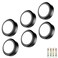 HOLKPOILOT Puck Lights with Remote Control LED Under CabinetUnder Counter Light Battery Operated Closet Light Dimmable Stick On Lights6PACK