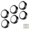 HOLKPOILOT Puck Lights with Remote Control LED Under CabinetUnder Counter Light Battery Operated Closet Light Dimmable Stick On Lights6PACK