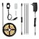 Sensky 197ft6m Motion Activated LED Strip Light Kit Flexible LED Strip Motion Sensor for Bedroom Gun Safe Under Cabinet Under Bed Pantry Kitchen Stairway ClosetWarm WhiteUpgraded Version