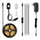 Sensky 197ft6m Motion Activated LED Strip Light Kit Flexible LED Strip Motion Sensor for Bedroom Gun Safe Under Cabinet Under Bed Pantry Kitchen Stairway ClosetWarm WhiteUpgraded Version