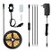 Sensky 197ft6m Motion Activated LED Strip Light Kit Flexible LED Strip Motion Sensor for Bedroom Gun Safe Under Cabinet Under Bed Pantry Kitchen Stairway ClosetWarm WhiteUpgraded Version