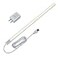IKSACE LED Motion Sensor Under Cabinet Lights 17 inch Plug in Closet Light USB Corded LED Light Bar Under Counter Lighting for KitchenWardrobeSinkWorkspaceNatural White 4000K