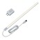 IKSACE LED Motion Sensor Under Cabinet Lights 17 inch Plug in Closet Light USB Corded LED Light Bar Under Counter Lighting for KitchenWardrobeSinkWorkspaceNatural White 4000K