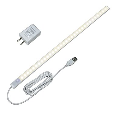 IKSACE LED Motion Sensor Under Cabinet Lights 17 inch Plug in Closet Light USB Corded LED Light Bar Under Counter Lighting for KitchenWardrobeSinkWorkspaceNatural White 4000K