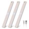 goodland Wireless Motion Sensor Light Indoor 80 LED Dimmable Closet Lights Rechargeable Under Cabinet Lighting Magnetic Stickon Under Counter Lights for Kitchen Wardrobe 3Pack