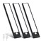 DEALGADGETS 3 Pack Under Cabinet Lights 32 LED Cold White Rechargeable Under Cabinet Lighting Motion Sensor LED Lights for Kitchen Counter Closet Stairs Black Cold White Light 807 Inch 3 Pack