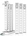 GOODEA 6 Pack Led Under Cabinet Lights Wireless with Charging Station 7 Rechargeable Motion Sensor Light Indoor Dimmable Closet Lights for Cabinets Bookshelf Stair Hallway