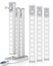GOODEA 6 Pack Led Under Cabinet Lights Wireless with Charging Station 7 Rechargeable Motion Sensor Light Indoor Dimmable Closet Lights for Cabinets Bookshelf Stair Hallway