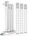 GOODEA 6 Pack Led Under Cabinet Lights Wireless with Charging Station 7 Rechargeable Motion Sensor Light Indoor Dimmable Closet Lights for Cabinets Bookshelf Stair Hallway