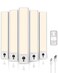 EZVALO 5Pack Under Cabinet Lighting 2400mAh Motion Sensor Light LED Closet Lights Wireless 3000K Dimmable Timer Magnetic with Remote Control for Kitchen Closet Stair