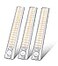 goodland Under Cabinet Lighting 80 LED Closet Light Motion Sensor Lights Indoor USB Rechargeable Dimmable Stickon Night Light Bar for Kitchen Wardrobe Garage Stairs Bedroom 3 Packs