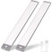RXWLKJ Rechargeable Motion Sensor Led Lights Ultra Thin Softer Under Counter 54LED Closet Lighting Battery Operated Light Kitchen Under Cabinet Lighting Stick On Lights Night Light Wireless Light 2PAC
