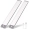 RXWLKJ Rechargeable Motion Sensor Led Lights Ultra Thin Softer Under Counter 54LED Closet Lighting Battery Operated Light Kitchen Under Cabinet Lighting Stick On Lights Night Light Wireless Light 2PAC