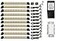 Inspired LED LED Hardwire Kitchen Kit Ten Warm White Designer Series Panels LED Dimming System